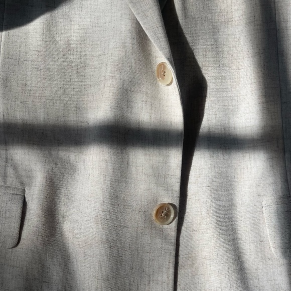 David Taylor Linen Suit Coat - Picture 2 of 6